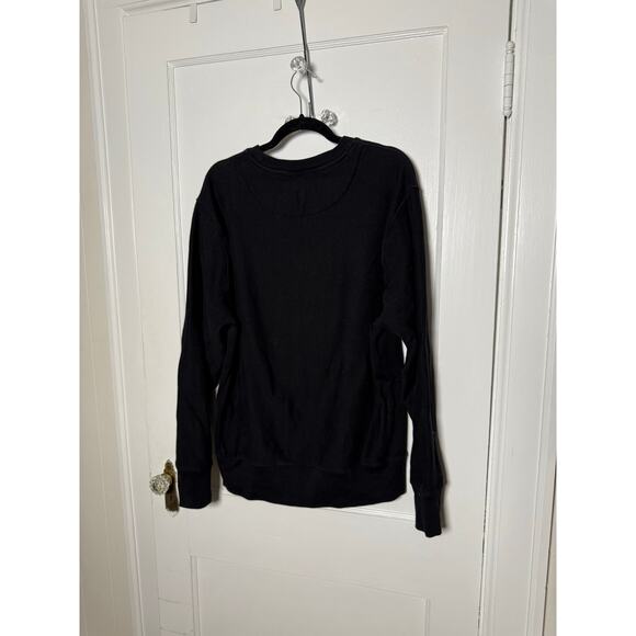 Rowing Blazers Embroidered Crewneck Pullover Black Sweatshirt Mens Sz XXL Preppy - Picture 6 of 6